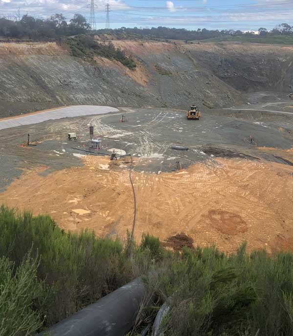 quarry and piping